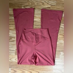 Yogalicious Lux High-Waisted Flare Yoga Pants Leggings Small